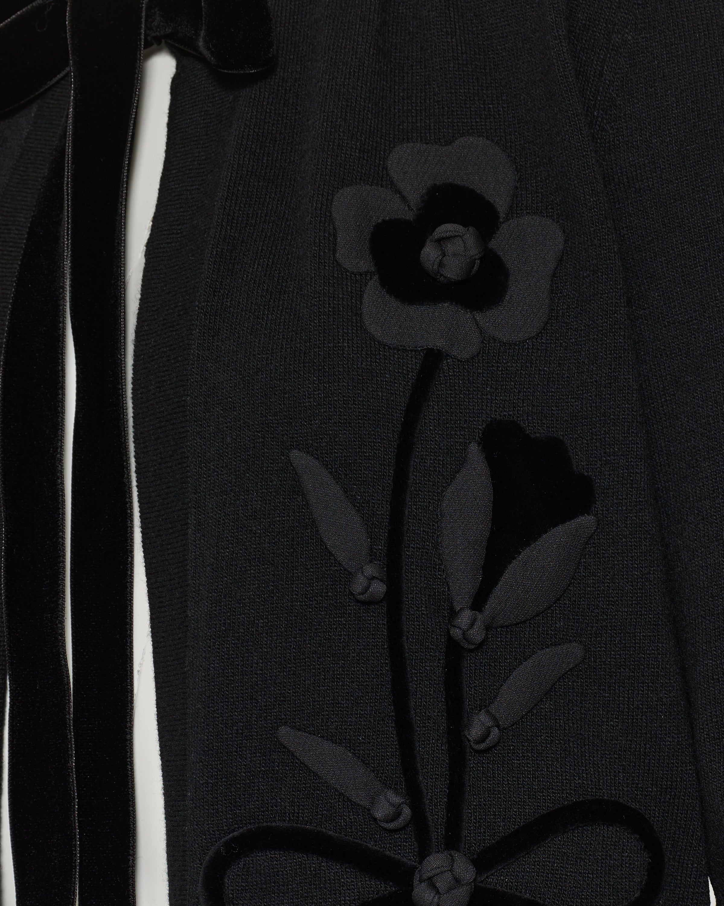 VALENTINO GARAVANI シルク混 メリノウール カーディガン 伊製 Valentino Garavani Floral embroidered crewneck cardigan – Luisa World