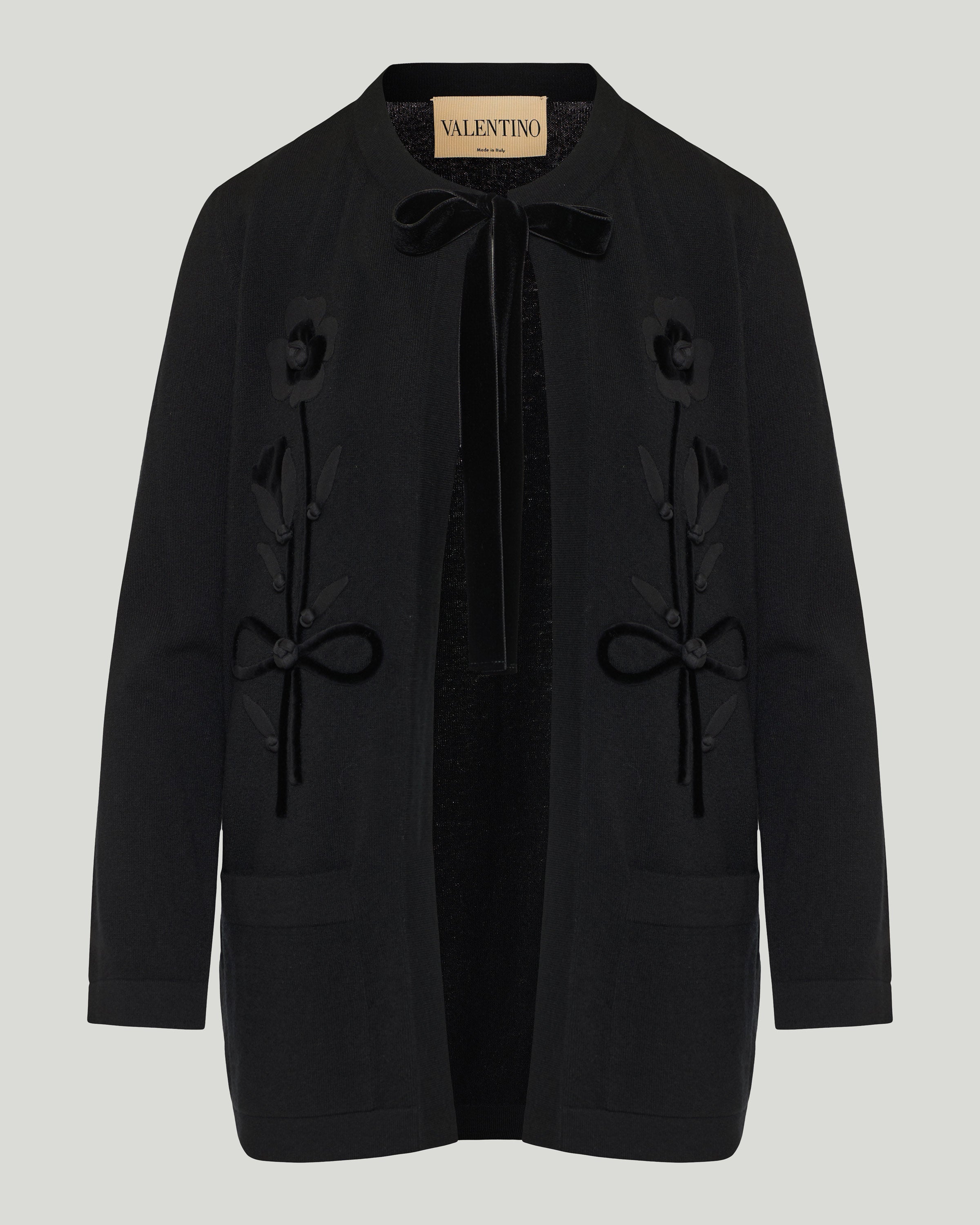 Valentino Garavani Floral embroidered crewneck cardigan – Luisa World