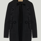 Valentino Garavani Floral embroidered crewneck cardigan