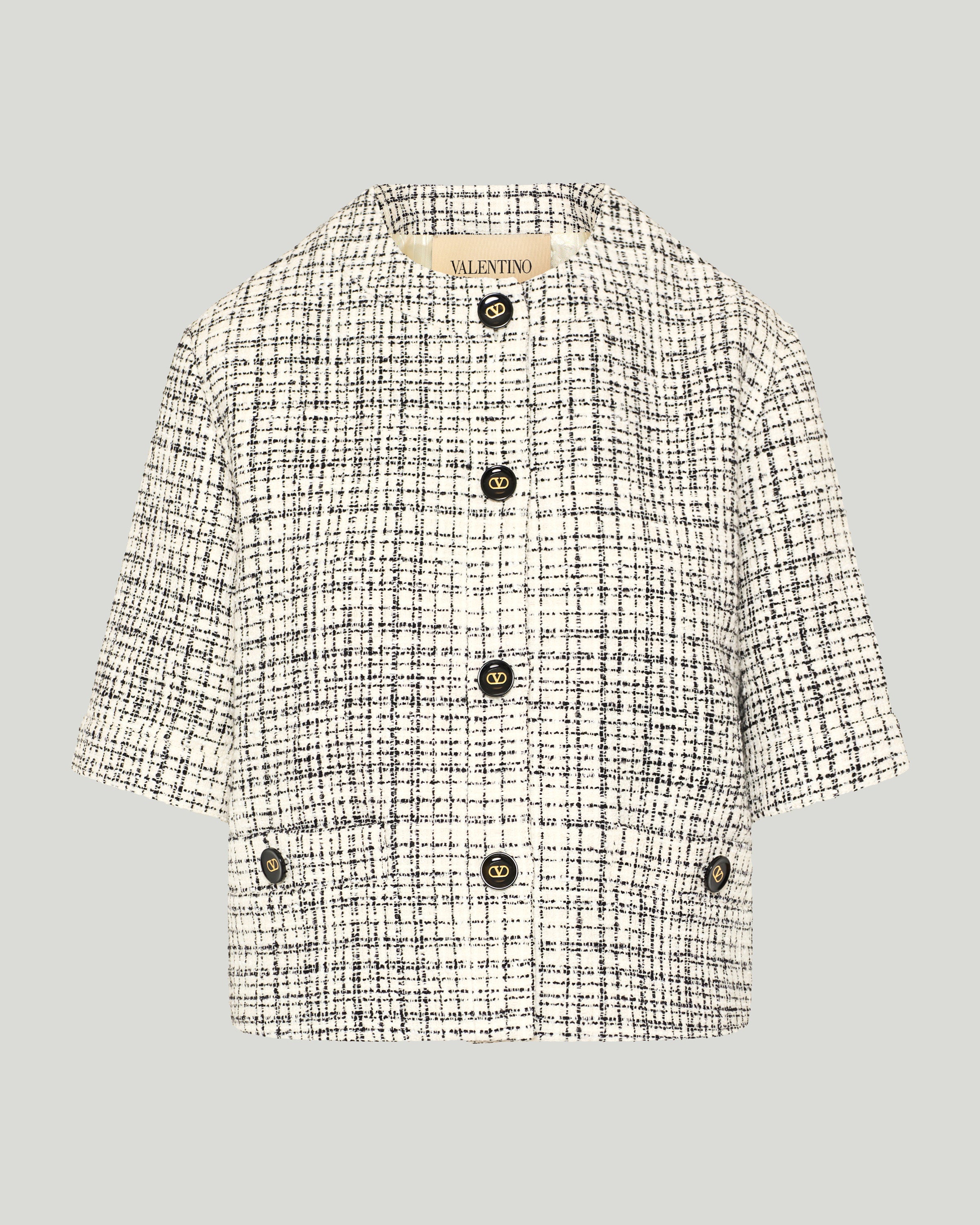 Valentino Garavani tweed cotton-blend blazer – Luisa World
