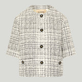 Valentino Garavani tweed cotton-blend blazer