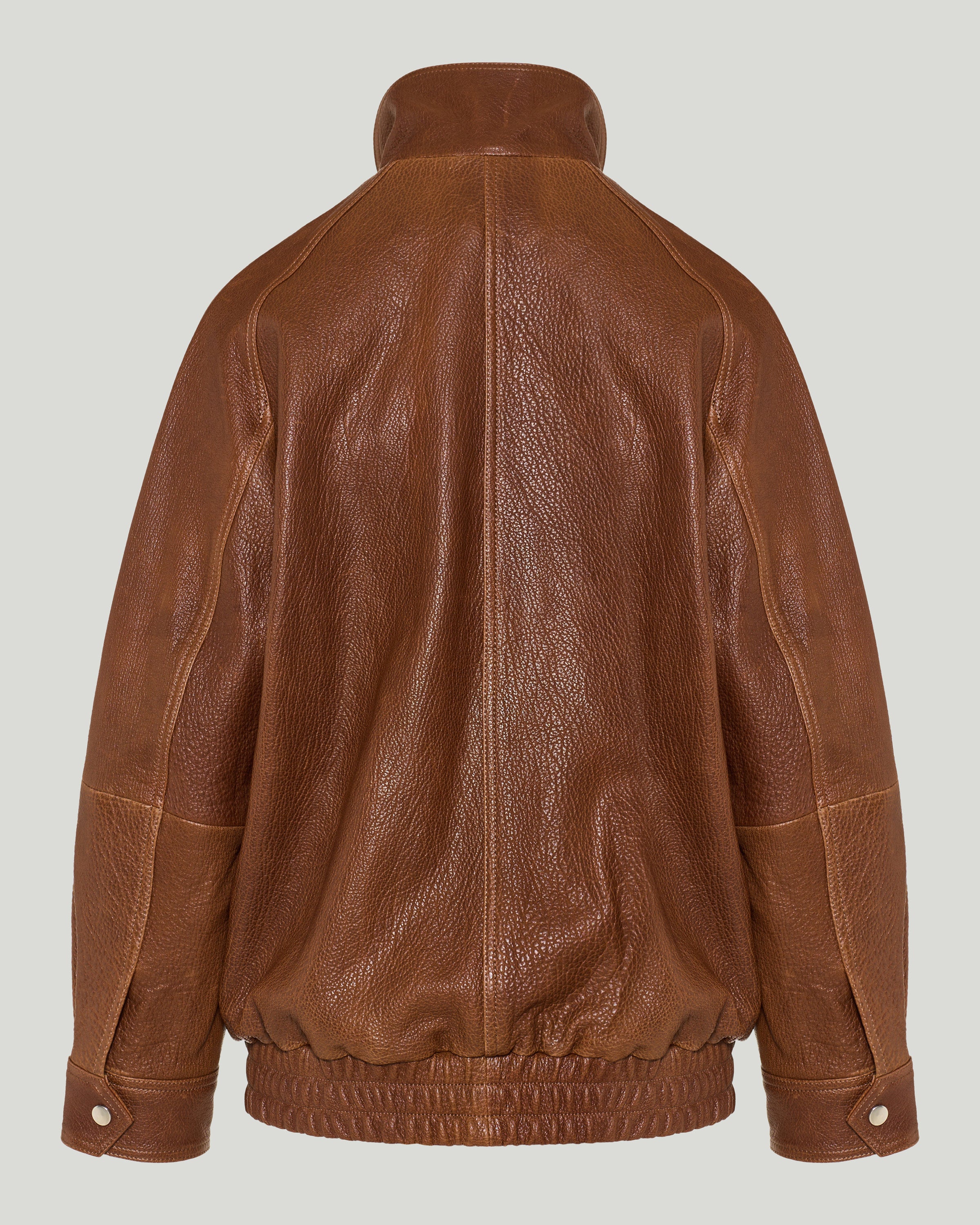 Nour Hammour Ariste Oversized paneled leather jacket – Luisa World