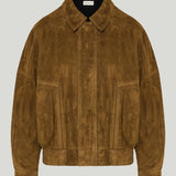 Nour Hammour Dalma suede jacket