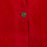 Versace Suede bomber jacket