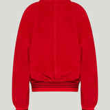 Versace Suede bomber jacket