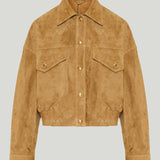 Versace Suede blouson jacket