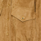 Versace Suede blouson jacket