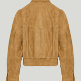 Versace Suede blouson jacket