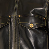 Versace Leather blouson jacket