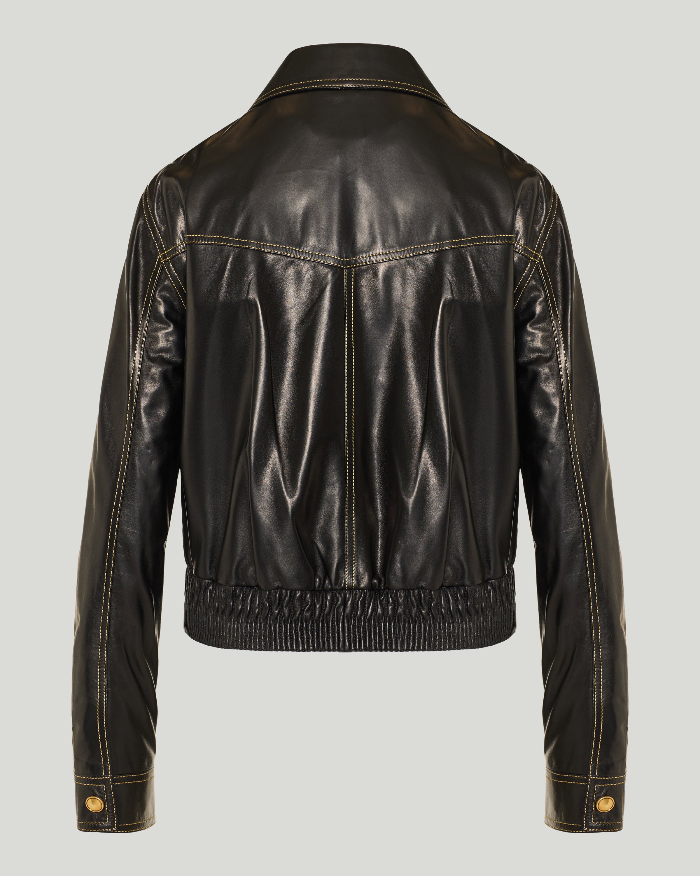 ジャケット・アウター DELUXE WEAR CLOTHING / leather blouson Versace Leather blouson jacket – Luisa World