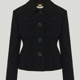 Chloé Wool-blend bouclé blazer
