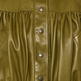 Chloé High-neck cropped leather jacket