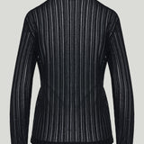 Tom Ford Micro-sequin sheer velvet cardigan
