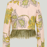 La DoubleJ Bijoux feather trim jacket