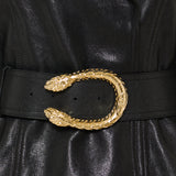 Gucci Leather blazer with dionysus belt