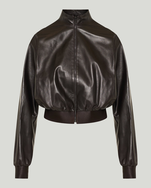 Gucci Soft nappa leather bomber jacket
