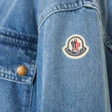 Moncler Ecrevisse denim down jacket