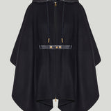 Moncler Lined wool-blend cape
