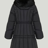 Moncler Solennel shearling-trimmed down parka jacket