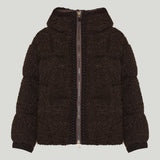 Moncler Cristallin bouclé down jacket