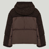 Moncler Cristallin bouclé down jacket