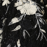 Moncler floral embroidered down jacket