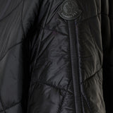 Moncler quilted hooded cape