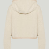 Moncler waffle-knit zip-up hoodie