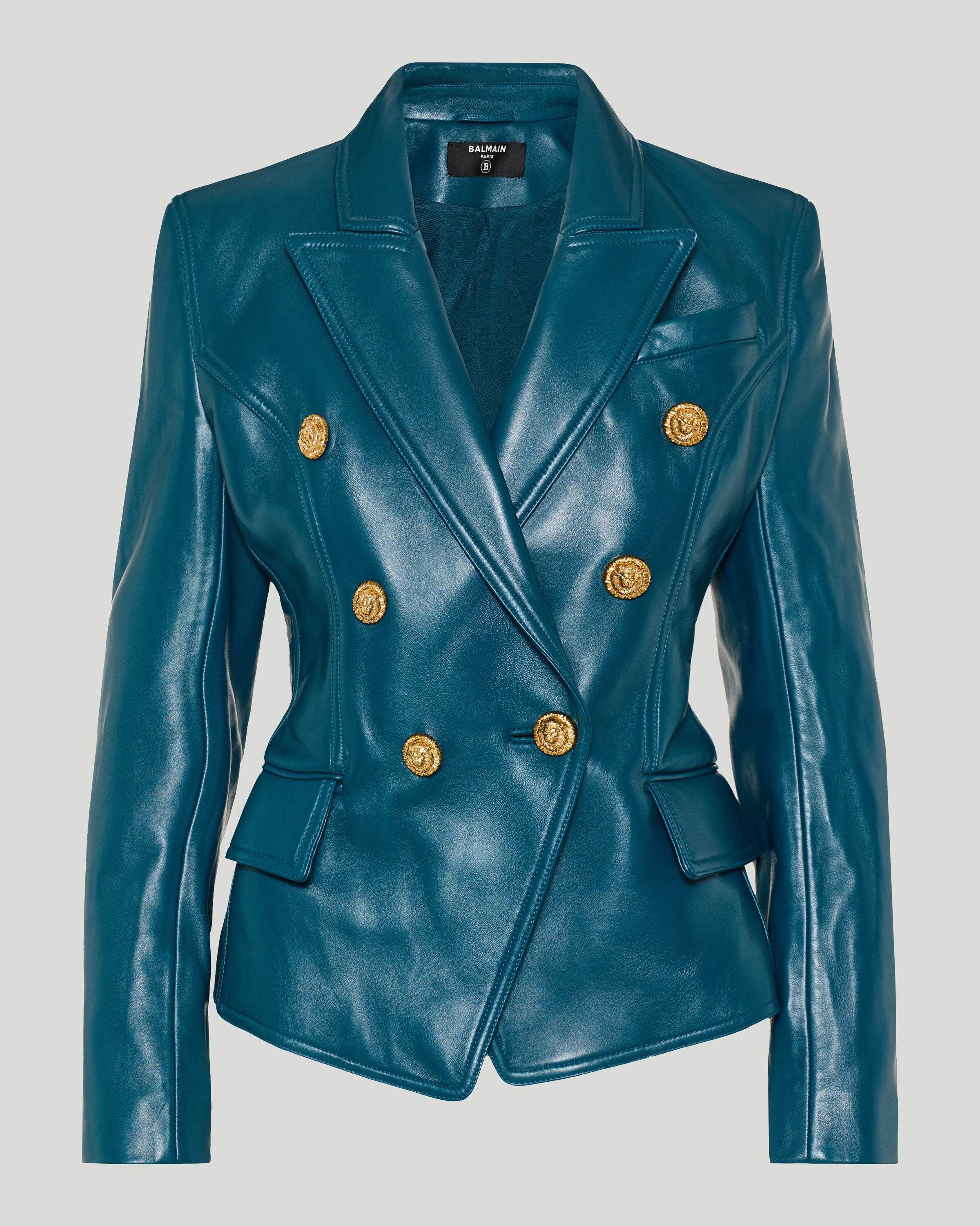 BALMAIN レザージャケット Balmain 6-Button leather jacket – Luisa World