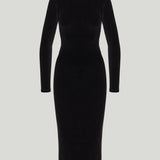 Balmain Long velvet dress