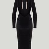 Balmain Long velvet dress