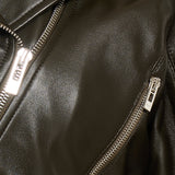 Alaïa Cropped leather biker jacket