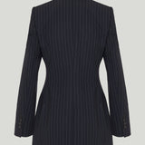 Dolce & Gabbana Single-breasted pinstripe wool jacket