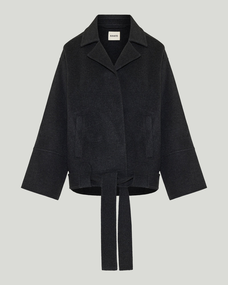 Khaite Alder belted wool jacket