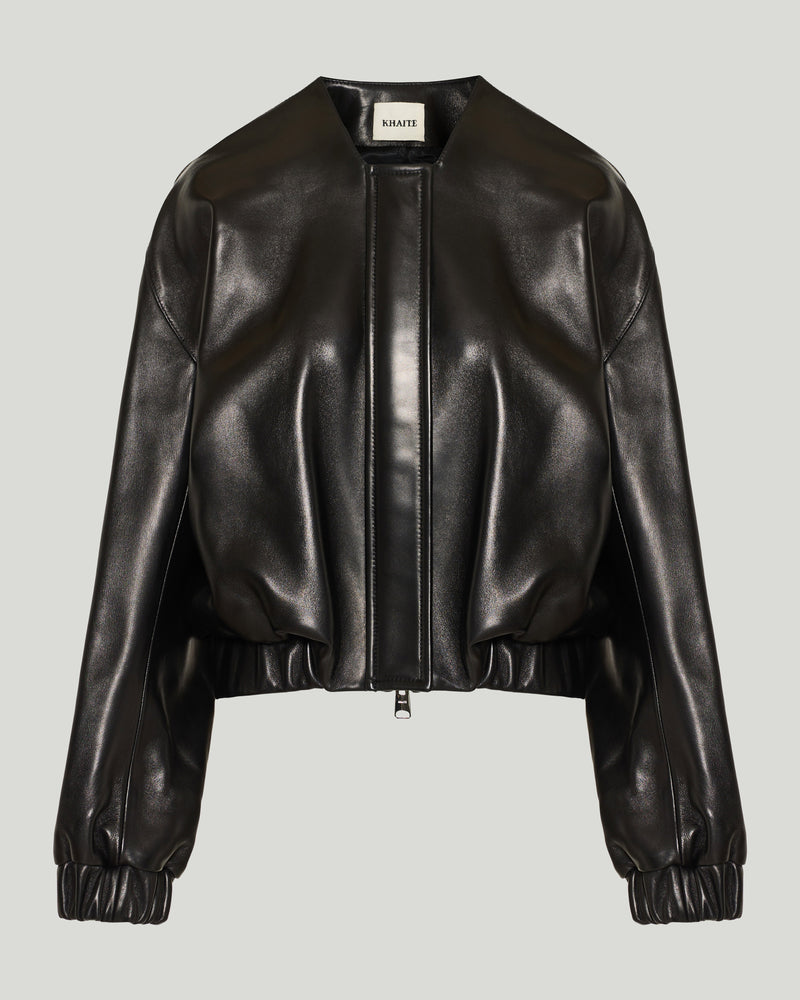 Khaite Cordan leather jacket
