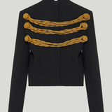Khaite York cord-embroidered jacket