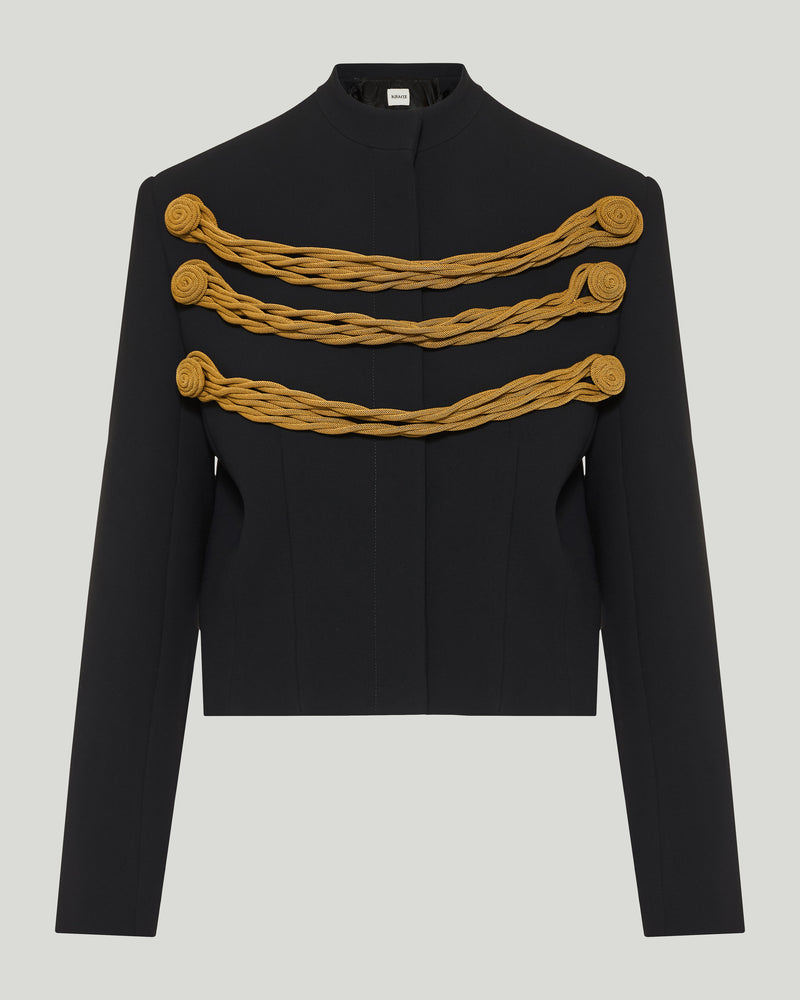 Khaite York cord-embroidered jacket