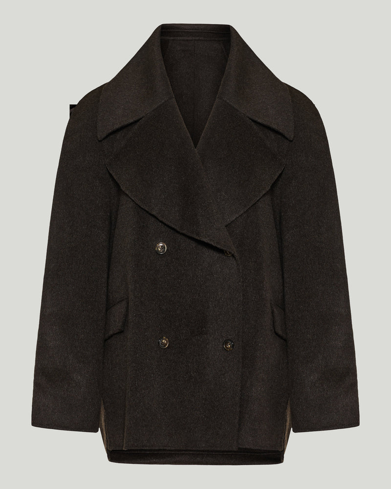 Loulou de Saison Double-breasted notch-lapel coat