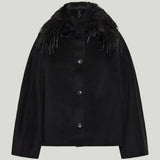 Loulou de Saison Rafe faux-fur collar jacket