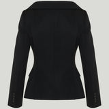 McQueen Off-shoulder harness jacket