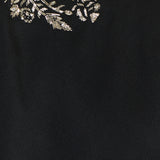 McQueen Embroidered asymmetric cape