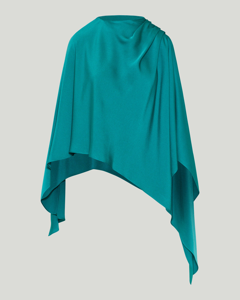 McQueen Asymmetric cape top