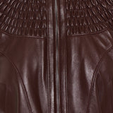McQueen Cropped leather jacket