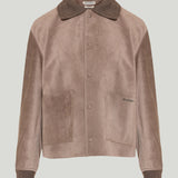 JW Anderson Logo-detail leather jacket