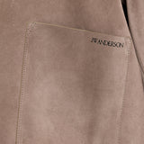 JW Anderson Logo-detail leather jacket