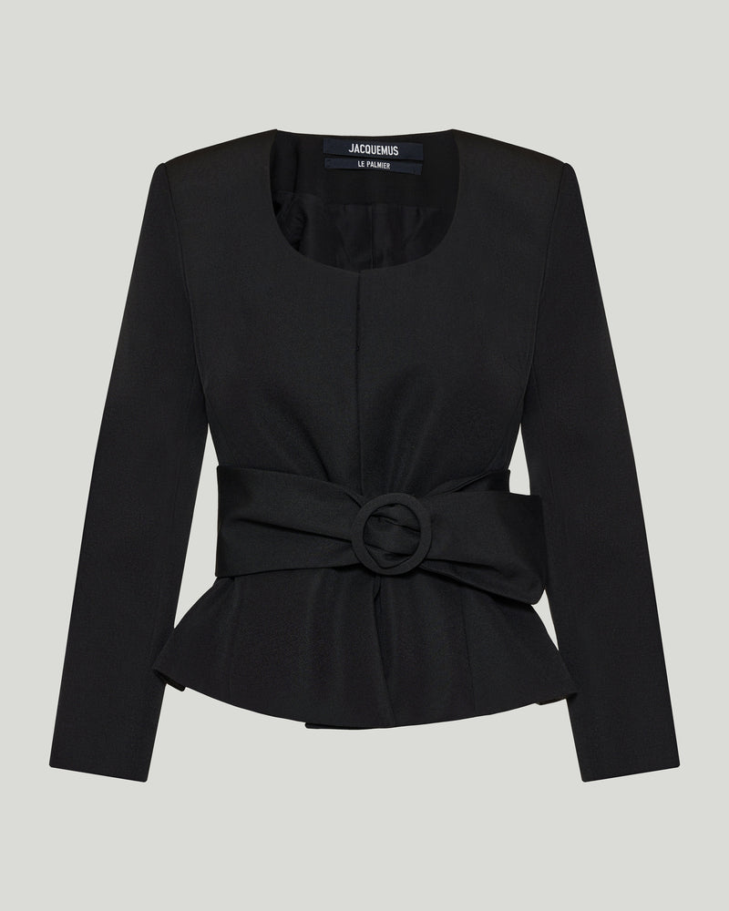 Jacquemus Miami belted virgin-wool jacket