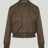 Etro Peacock-embroidered wool bomber jacket