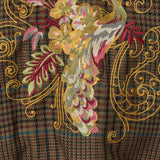 Etro Peacock-embroidered wool bomber jacket