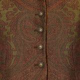 Etro Paisley crepe-jacquard vest