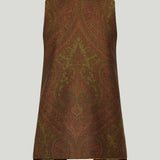 Etro Paisley crepe-jacquard vest